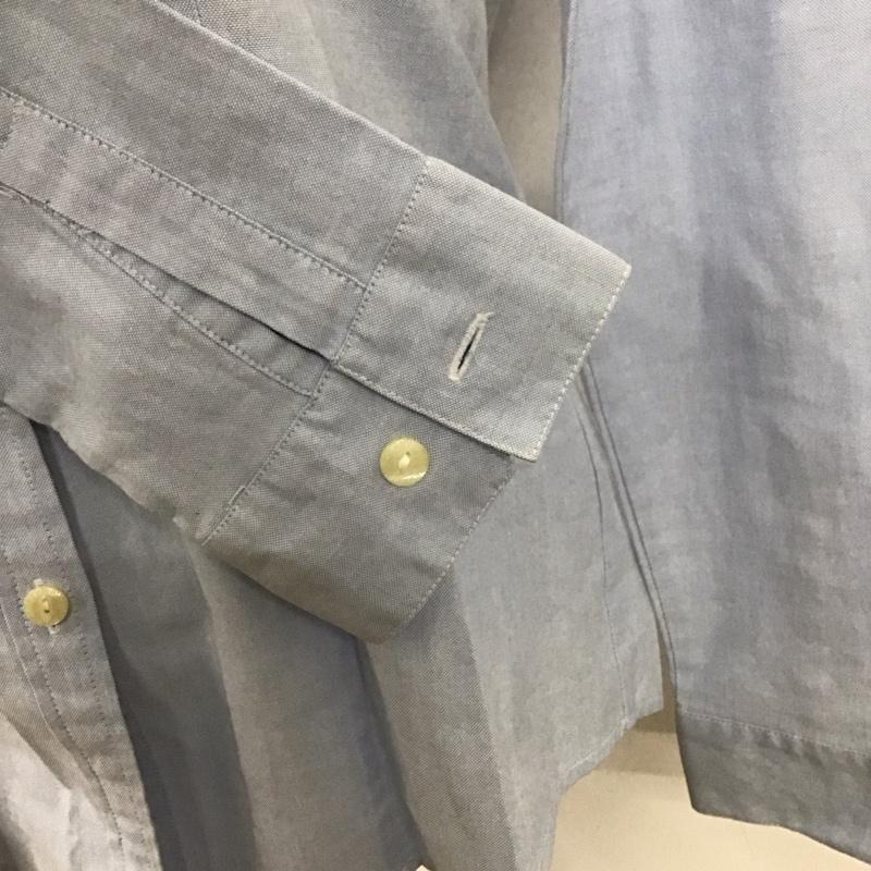 バーバリーロンドン Burberry London シャツ、ブラウス 長袖 長袖シャツ 無地シャツ カラーシャツ L ロゴ、文字 水色 / ライトブルー / レディース USED 古着 中古 10125190