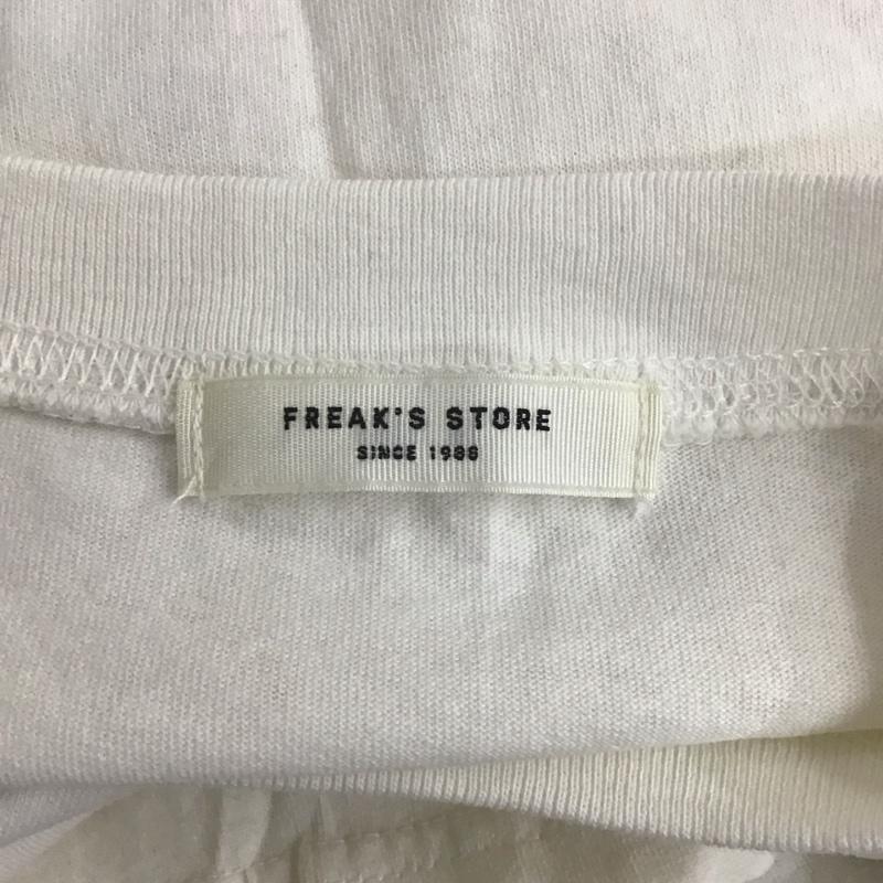 フリークスストア FREAK S STORE カットソー 半袖 326-888-01050 フレンチスリーブチュニックTシャツ FREE 無地 アイボリー / アイボリー / レディース USED 古着 中古 10109694