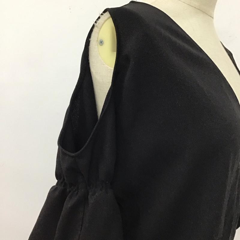 ザラ ZARA ワンピース・ドレス・オールインワン ワンピース・ドレス・オールインワン S 無地 黒 / ブラック / レディース USED 古着 中古 10121415