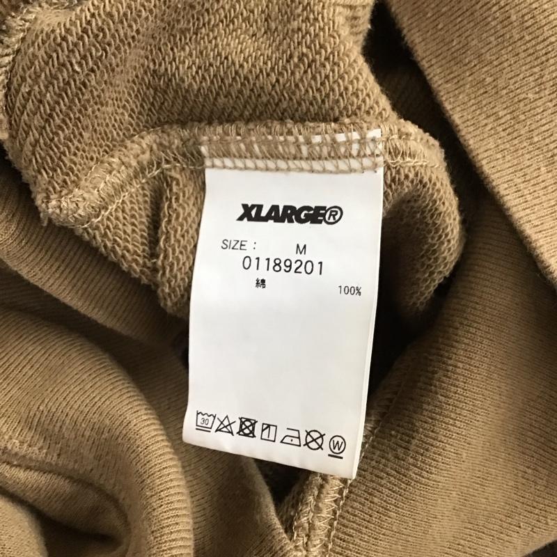 エクストララージ XLARGE パーカー 長袖 長袖パーカー フード付きパーカー プリントスウェット トレーナー M プリント 茶 / ブラウン / メンズ USED 古着 中古 10114653