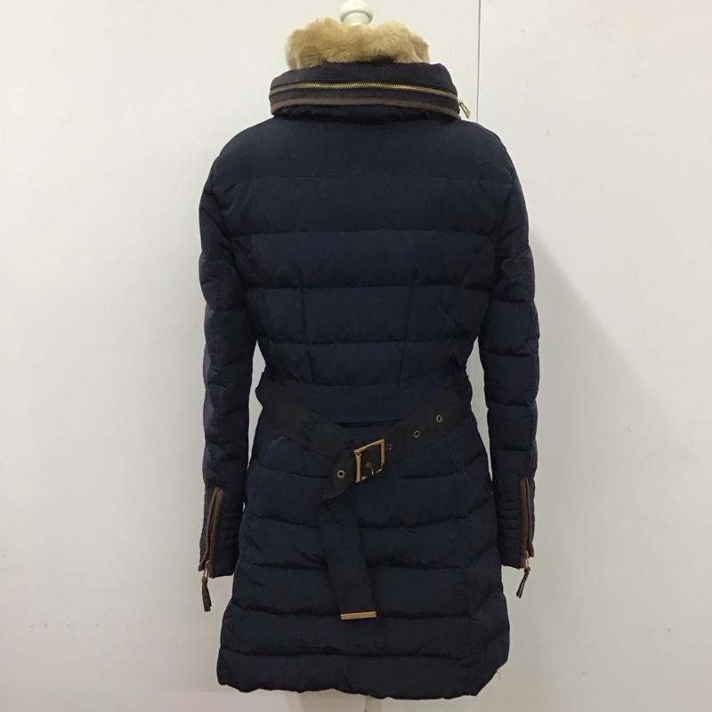 ザラベーシック ZARA BASIC コート コート一般 ロング丈 中綿 S 無地 紺 / ネイビー / レディース USED 古着 中古 10118502