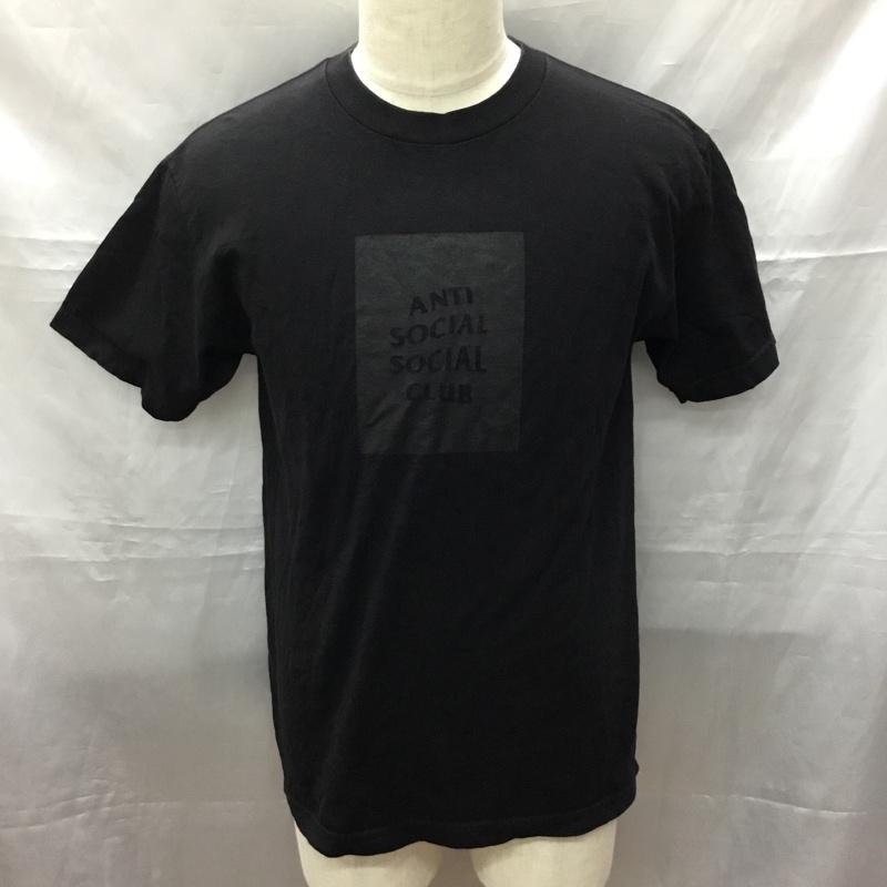アンチソーシャルソーシャルクラブ ANTI SOCIAL SOCIAL CLUB Tシャツ 半袖 半袖カットソー プリントTシャツ クルーネックカットソー M ロゴ、文字 黒 / ブラック / メンズ USED 古着 中古 10113871