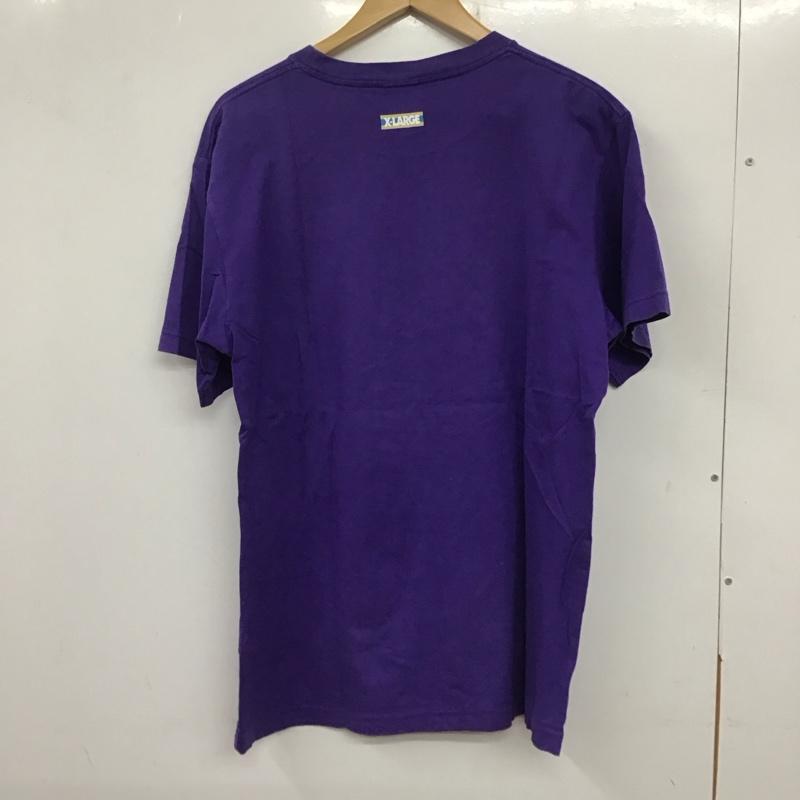 エクストララージ XLARGE Tシャツ 半袖 半袖カットソー プリントTシャツ クルーネックカットソー L プリント 紫 / パープル / メンズ USED 古着 中古 10137234