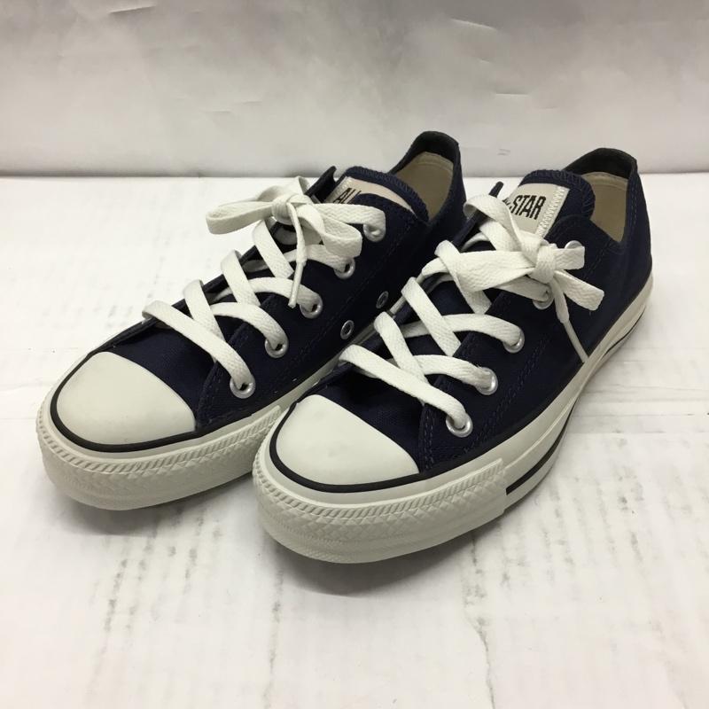 コンバース CONVERSE スニーカー スニーカー 1CL790 ローカット ALL STAR 23cm 23.0cm ロゴ、文字 紺 / ネイビー / X 白 / ホワイト / レディース USED 古着 中古 10106631