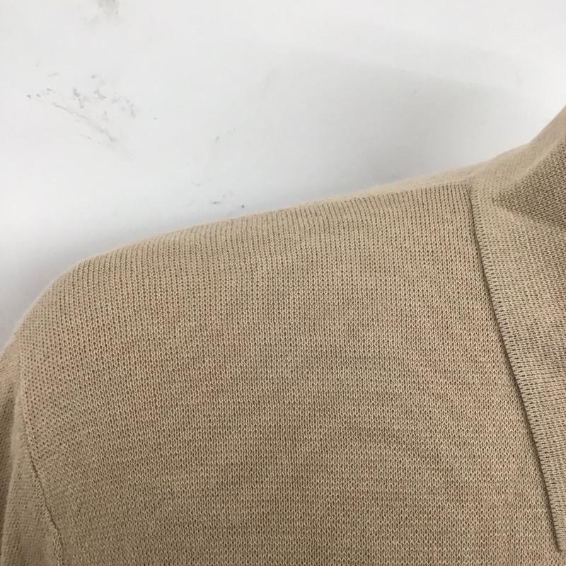 ユナイテッドアローズグリーンレーベルリラクシング UNITED ARROWS green label relaxing カーディガン 長袖 長袖カーディガン 長袖カットソー カラージャケット 前開カーディガン M 無地 ベージュ / ベージュ / メンズ USED 古着 中古 10124491