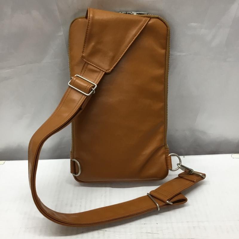 ポーター PORTER ボディバッグ ボディバッグ ワンショルダー SLING SHOULDER BAG FREE STYLE ロゴ、文字 キャメル / キャメル / メンズ USED 古着 中古 10110586