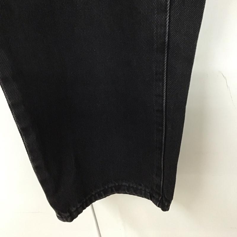 ザラ ZARA パンツ デニム、ジーンズ 42 無地 黒 / ブラック / レディース USED 古着 中古 10129450