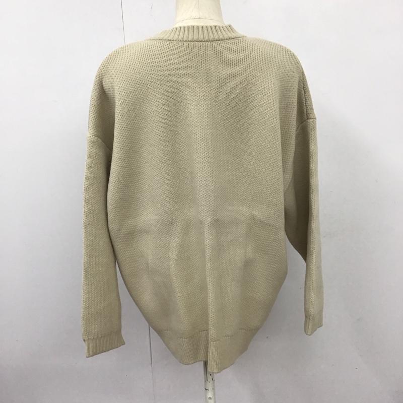 ローリーズファーム LOWRYS FARM カーディガン 長袖 FREE 無地 ベージュ / ベージュ / レディース USED 古着 中古 10127703