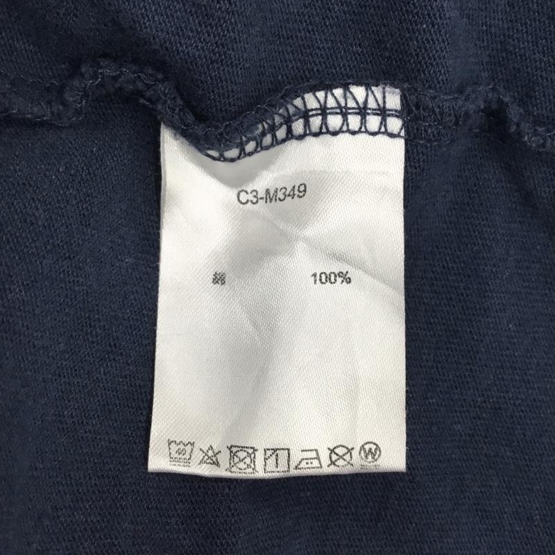チャンピオン Champion Tシャツ 半袖 C3-M349 クルーネック 胸ポケット S ワンポイント 紺 / ネイビー / メンズ USED 古着 中古 10115524