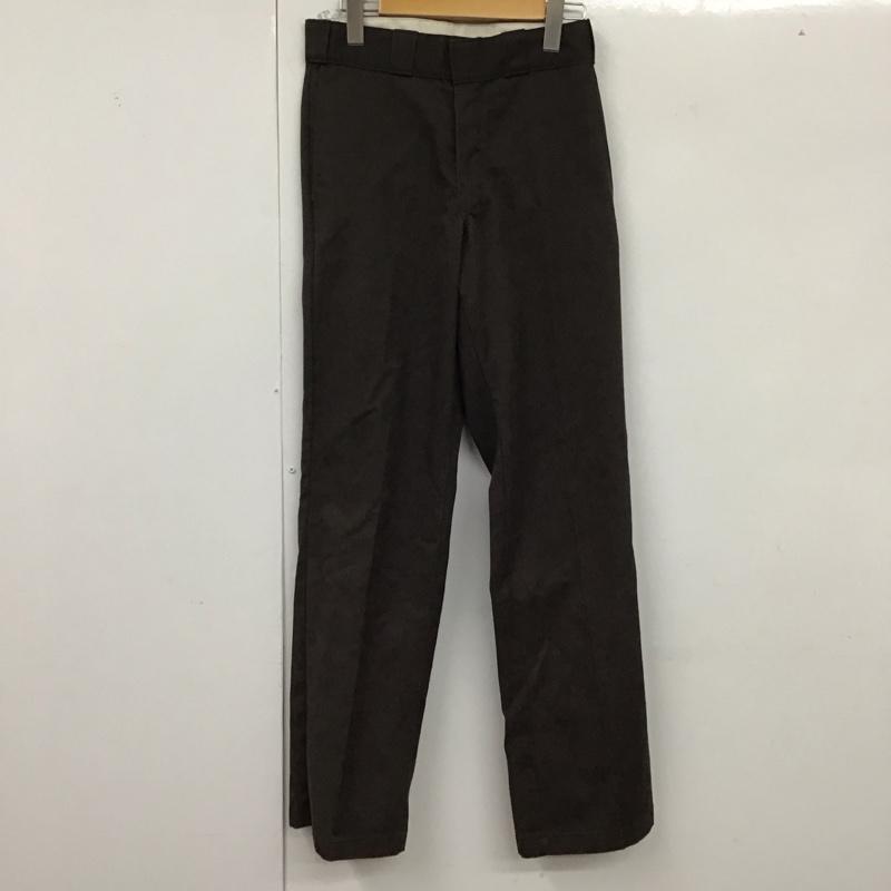 ディッキーズ Dickies パンツ ワークパンツ、ペインターパンツ ワークパンツ ワイドパンツ カジュアルパンツ 28インチ ロゴ、文字 茶 / ブラウン / メンズ USED 古着 中古 10128768