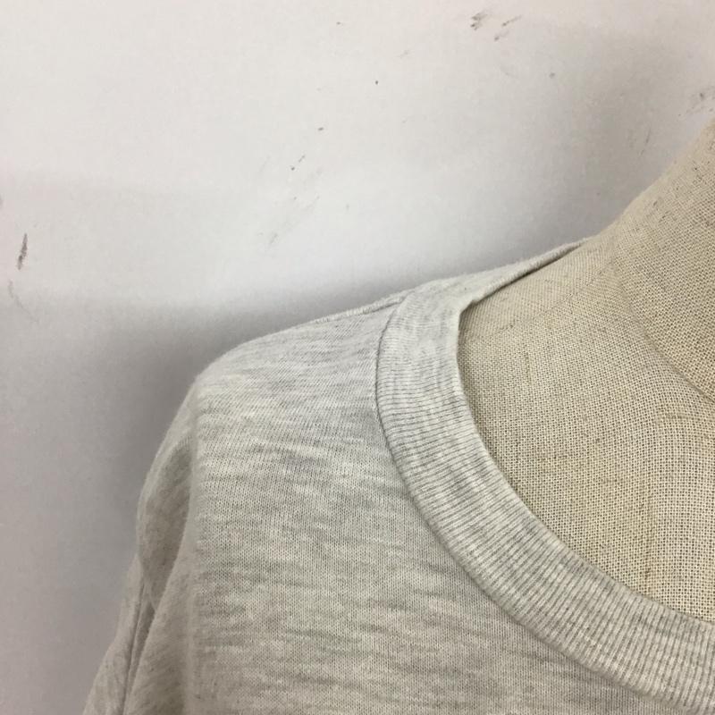 ローリーズファーム LOWRYS FARM Tシャツ 半袖 LF623082CF クルーネック FREE ロゴ、文字 灰 / グレー / レディース USED 古着 中古 10118824