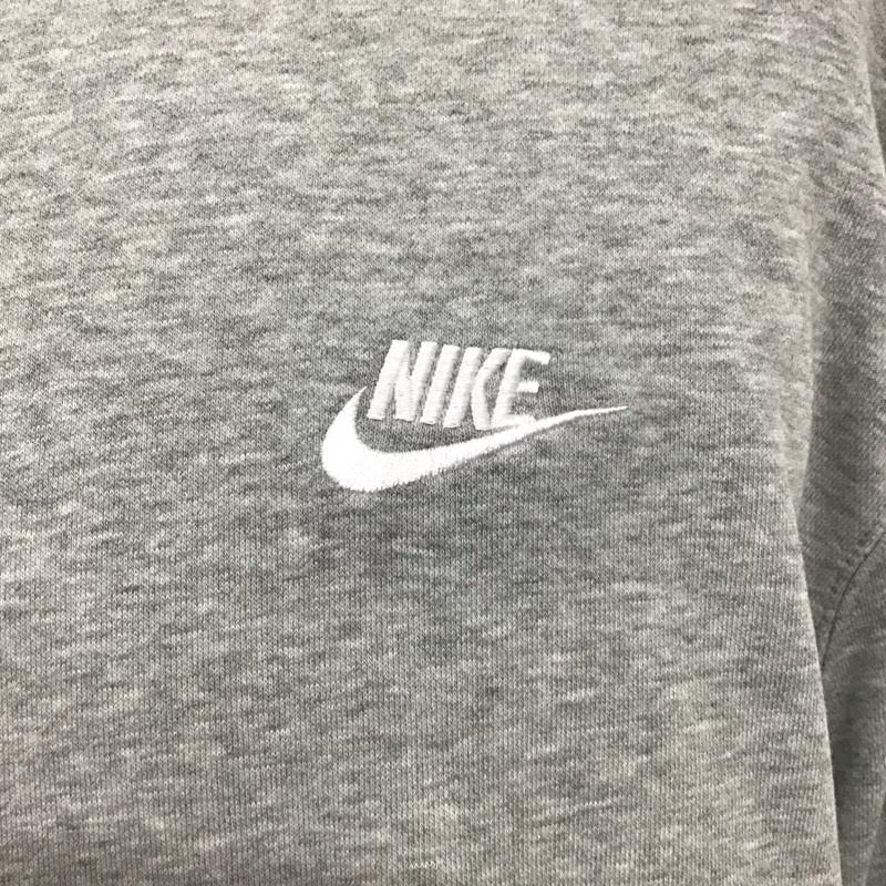 ナイキ NIKE トレーナー 長袖 BV2667-063 フレンチテリークルースウェット L 無地 灰 / グレー / メンズ USED 古着 中古 10108084