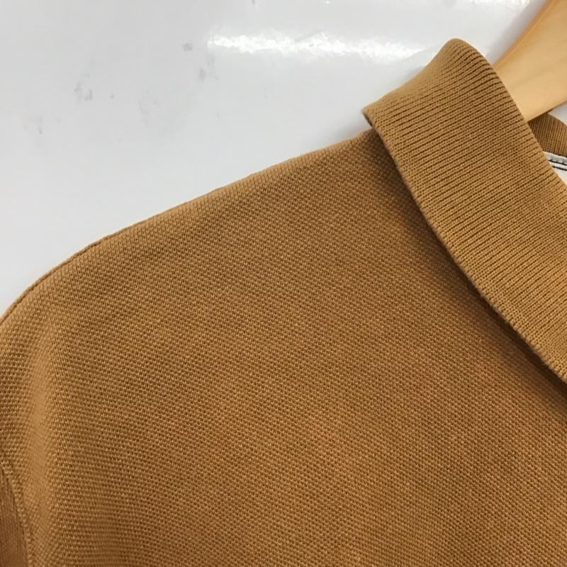 カルバン・クライン Calvin Klein ポロシャツ 半袖 半袖ポロシャツ 半袖カットソー カラーシャツ L ロゴ、文字 茶 / ブラウン / メンズ USED 古着 中古 10131112