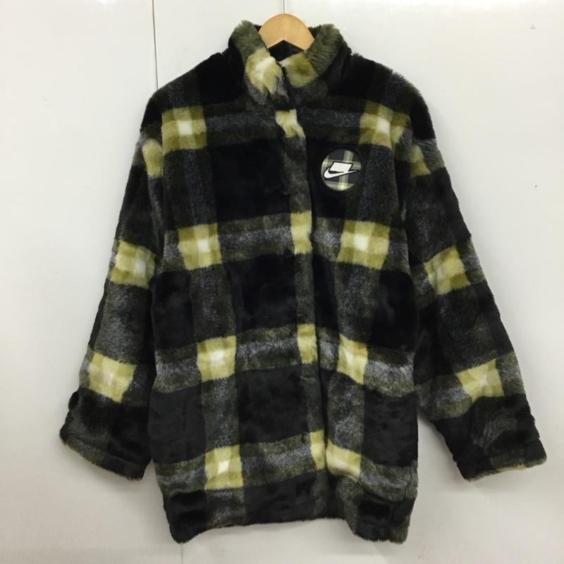 ナイキ NIKE ジャケット、上着 ジャンパー、ブルゾン DD4542-010 NSWFXFURAOPジャケット アウター チェックジャケット ファージャケット M チェック マルチカラー / マルチカラー / レディース USED 古着 中古 10109395