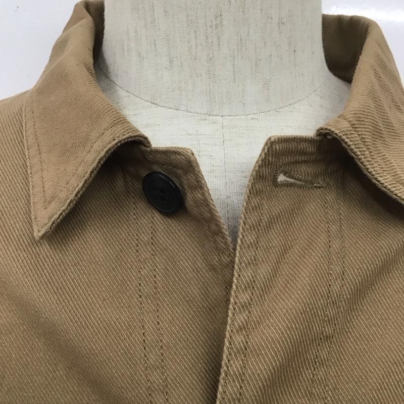 マコバ MACOBER ジャケット、上着 ジャケット、ブレザー ロングジャケット カラージャケット アウター ロングコート 44 ロゴ、文字 ベージュ / ベージュ / メンズ USED 古着 中古 10108658