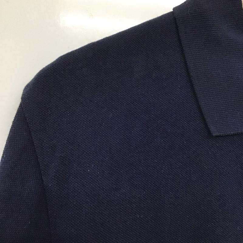 ポロバイラルフローレン Polo by RALPH LAUREN ポロシャツ 長袖 長袖ポロシャツ 長袖カットソー カラーシャツ M ロゴ、文字 紺 / ネイビー / メンズ USED 古着 中古 10139050