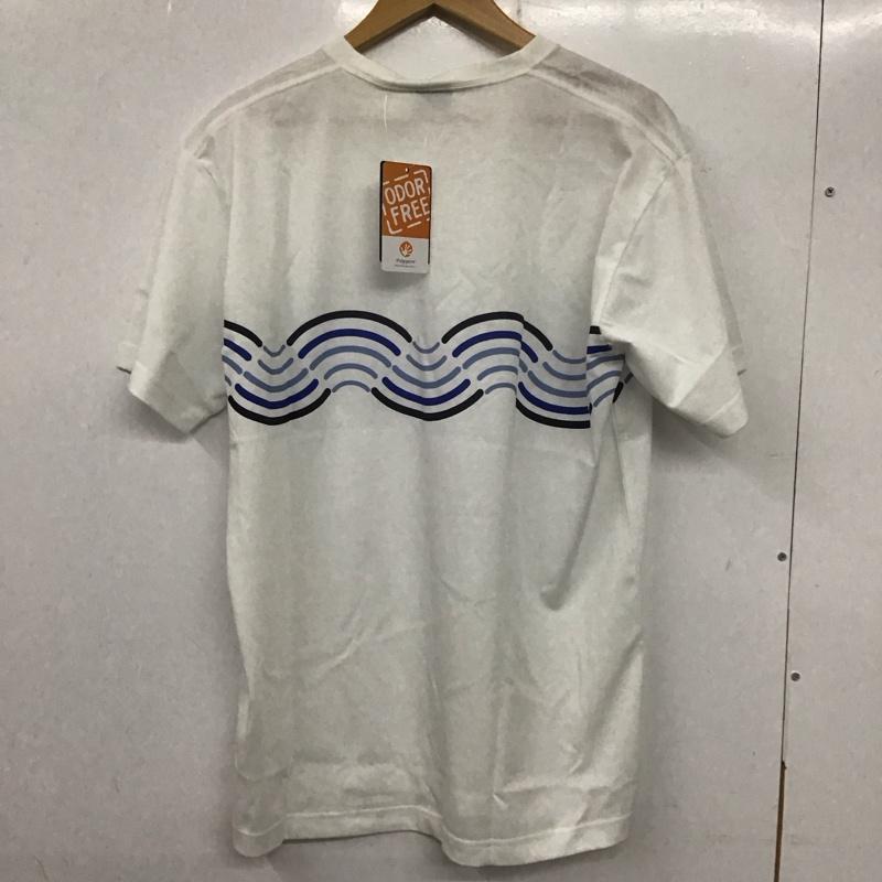 ヘリーハンセン HELLY HANSEN Tシャツ 半袖 he61908 S/Sウェーブティー プリントTシャツ 半袖カットソー XL プリント 白 / ホワイト / メンズ USED 古着 中古 10139272