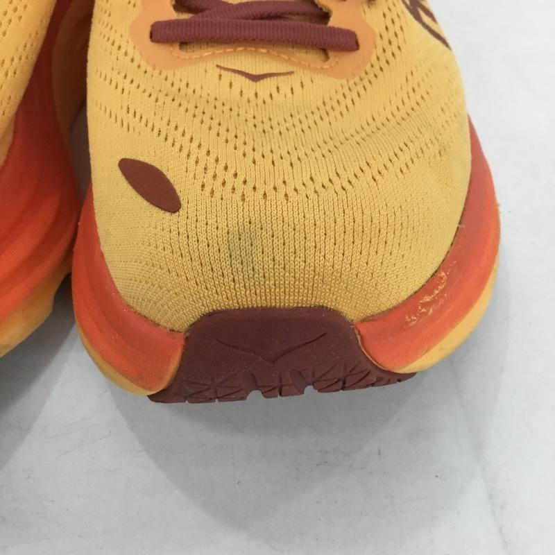 ホカ HOKA スニーカー スニーカー 1123202 ランニングシューズ 30cm 30.0cm ロゴ、文字 橙 / オレンジ / メンズ USED 古着 中古 10134545