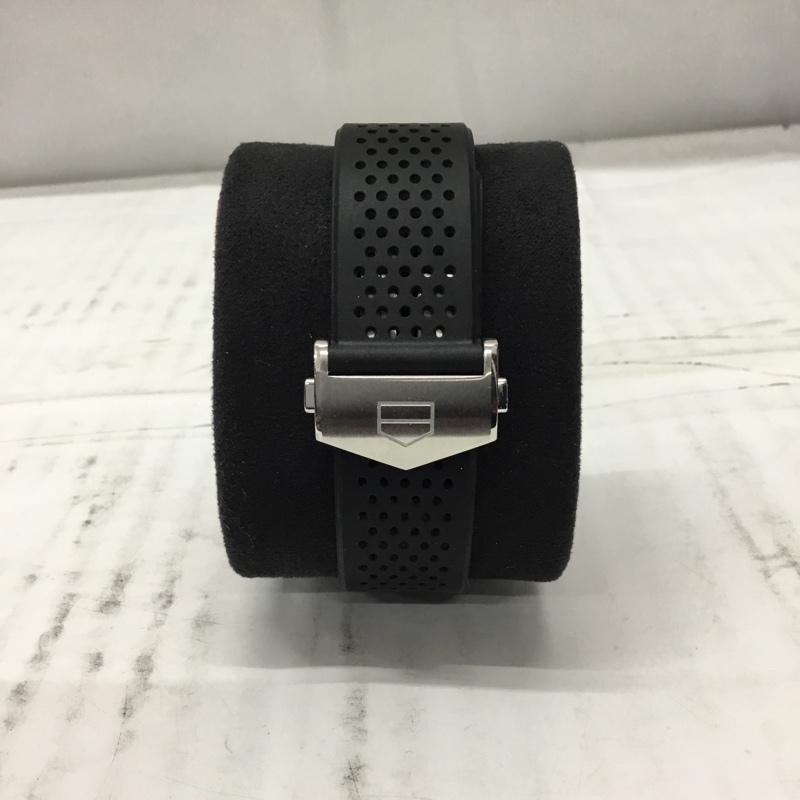 タグホイヤー TAG Heuer 腕時計 デジタル SBG8A スマートウォッチ 箱有 コネクテッドウォッチ 無地 黒 / ブラック / メンズ USED 古着 中古 10106363