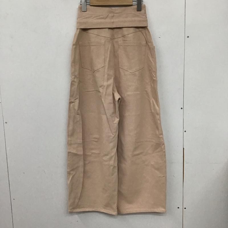 ダズリン dazzlin パンツ デニム、ジーンズ 022412400301-01 カーブラインデニムパンツ ワイドパンツ M 無地 桃 / ピンク / レディース USED 古着 中古 10135580
