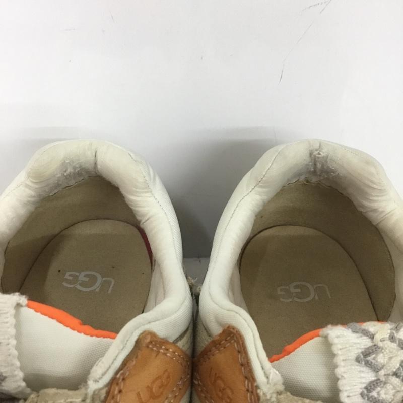 アグ UGG スニーカー スニーカー 1104187 CA805 MLT ジップスニーカー 24.5cm 24.5cm ロゴ、文字 ベージュ / ベージュ / レディース USED 古着 中古 10141553