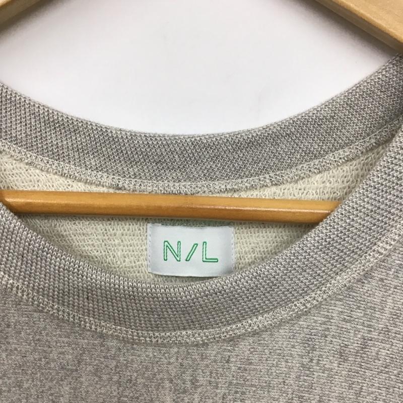 ナチュラルランドリー NATURALLAUNDRY トレーナー 半袖 2 無地 灰 / グレー / レディース USED 古着 中古 10131137