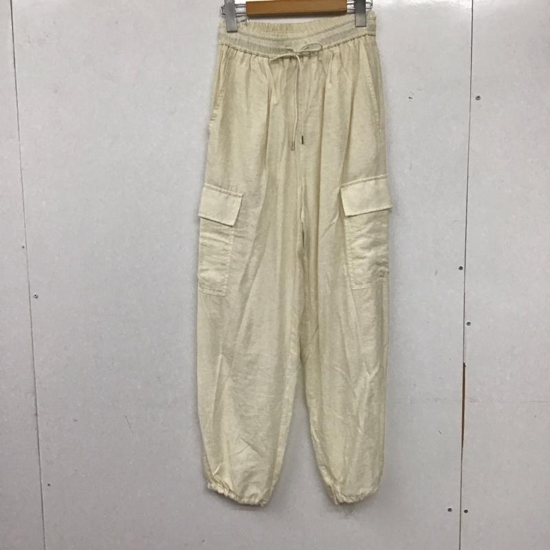 ローリーズファーム LOWRYS FARM パンツ ワークパンツ、ペインターパンツ FREE 無地 白 / ホワイト / レディース USED 古着 中古 10138128