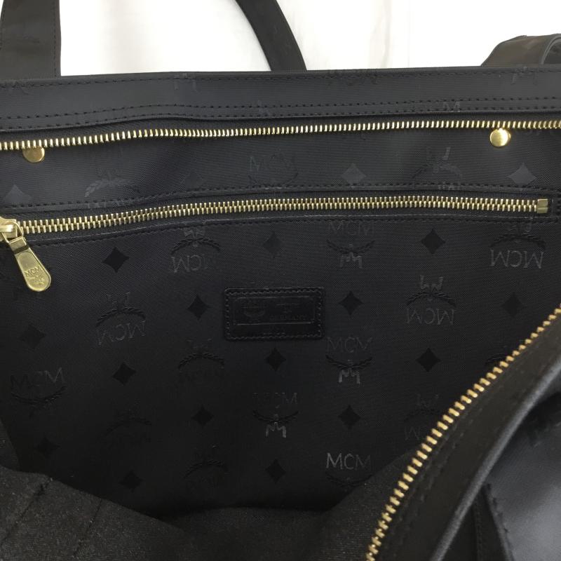 エムシーエム MCM トートバッグ トートバッグ 総柄 黒 / ブラック / レディース USED 古着 中古 10129023