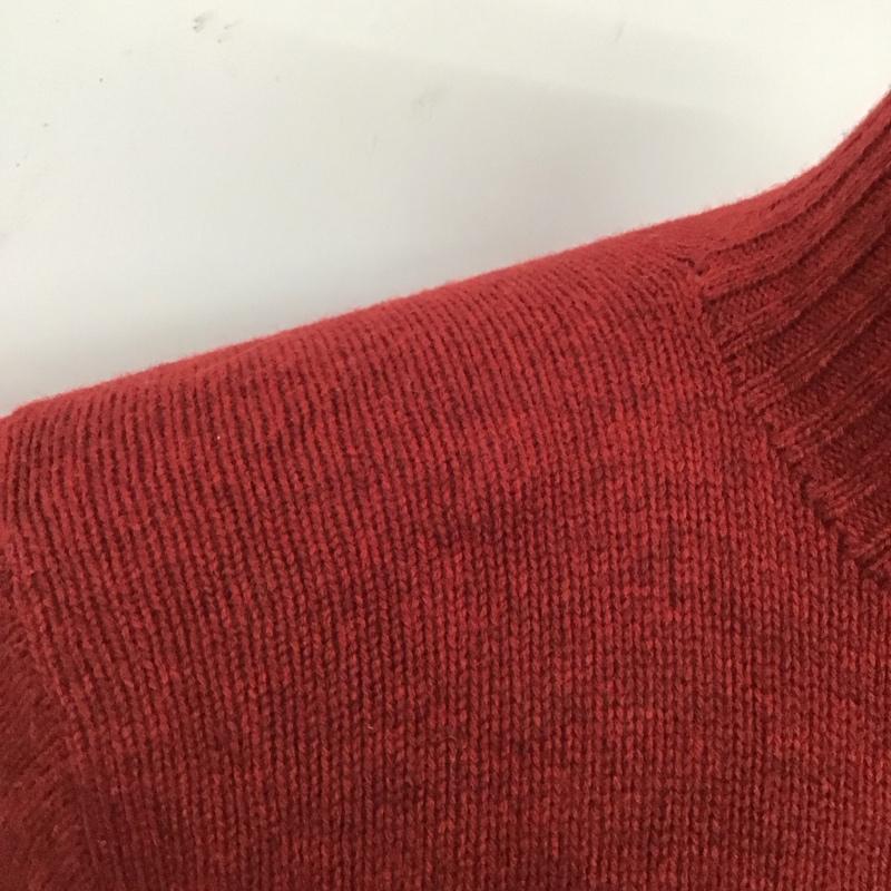 ポロバイラルフローレン Polo by RALPH LAUREN ニット、セーター 長袖 ハーフジップ M 無地 赤 / レッド / メンズ USED 古着 中古 10120186