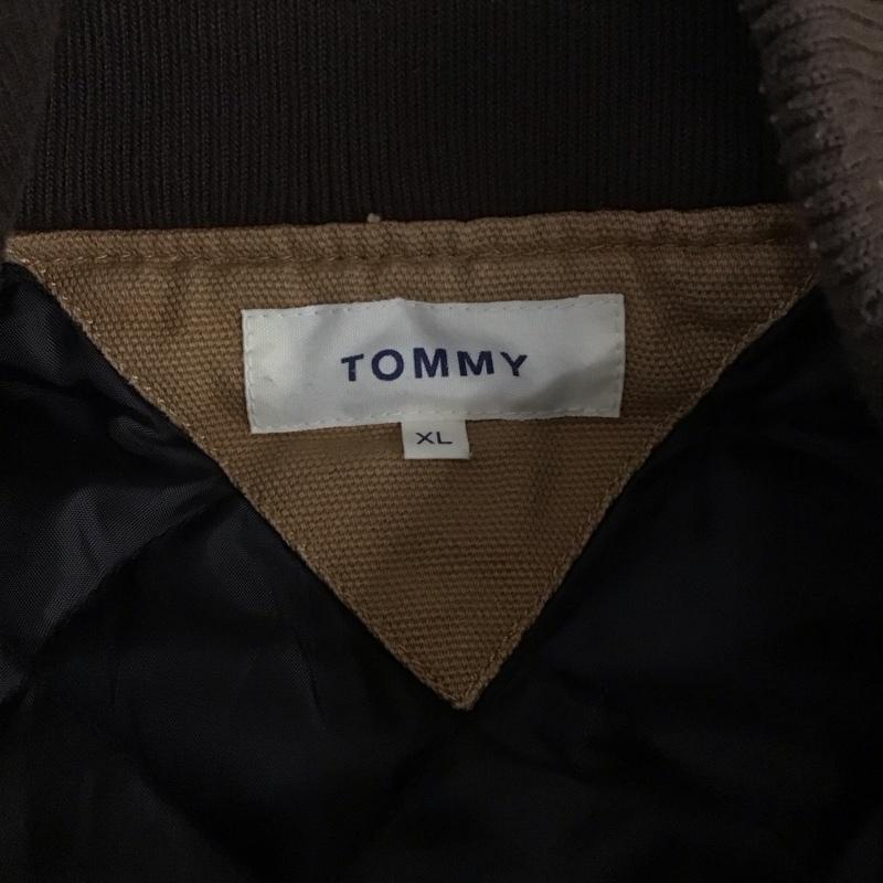 トミー TOMMY ベスト ベスト XL 無地 茶 / ブラウン / メンズ USED 古着 中古 10109141