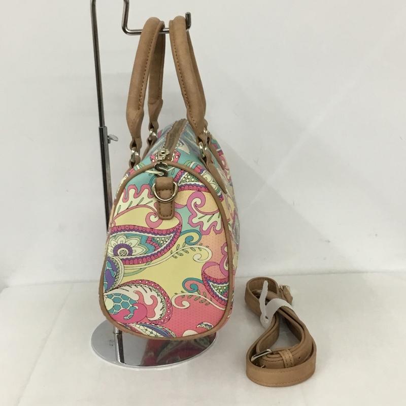 デシグアル Desigual ボストンバッグ ボストンバッグ M19SAXPCZ 2WAY ショルダー 総柄 マルチカラー / マルチカラー / レディース USED 古着 中古 10130790