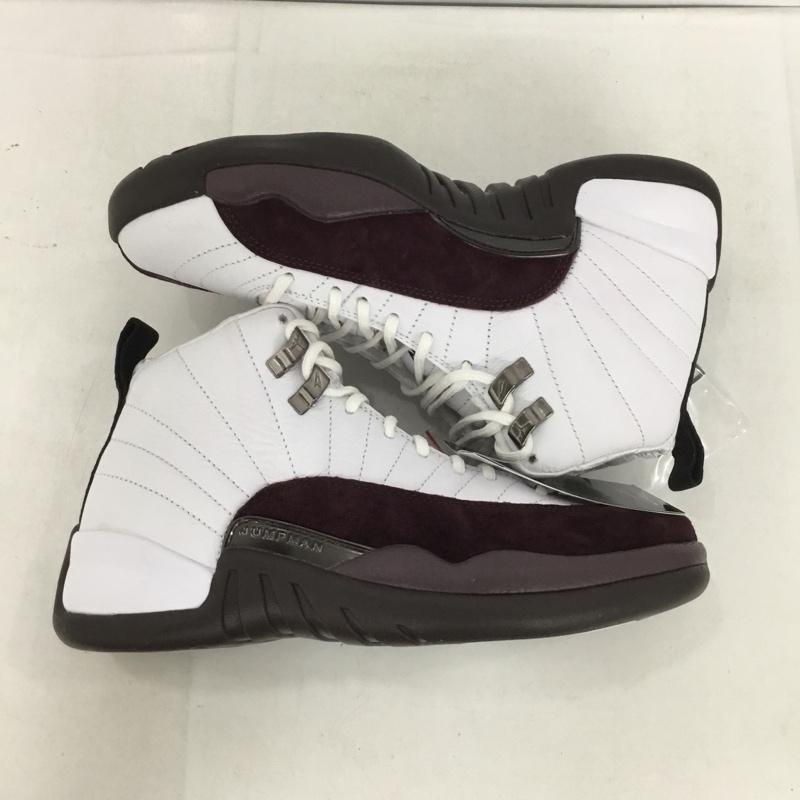 ナイキ NIKE スニーカー スニーカー DV6989-100 WMNS AIR JORDAN 12 RETRO SP 24cm 箱有 24.0cm ロゴ、文字 白 / ホワイト / X えんじ / ワインレッド / レディース USED 古着 中古 10136920