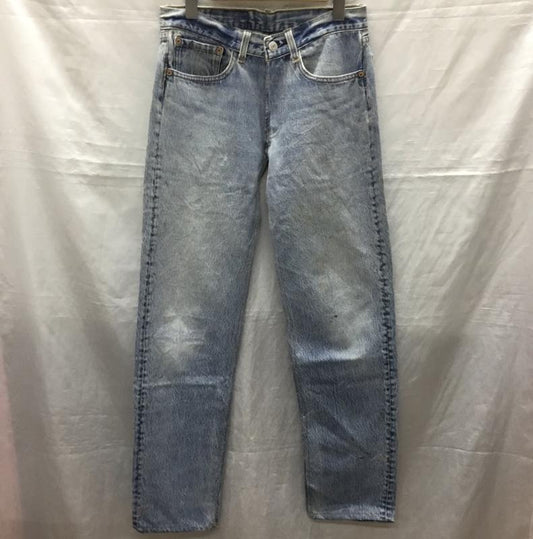 リーバイス Levi s パンツ デニム、ジーンズ デニムパンツ ストレートパンツ ワイドパンツ カジュアルパンツ 無地 インディゴ / インディゴ /  メンズ USED 古着 中古 10121786