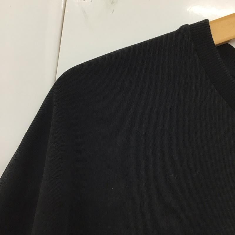 ザラ ZARA カットソー 半袖 半袖カットソー 無地Tシャツ クルーネックカットソー L 無地 黒 / ブラック / レディース USED 古着 中古 10129745