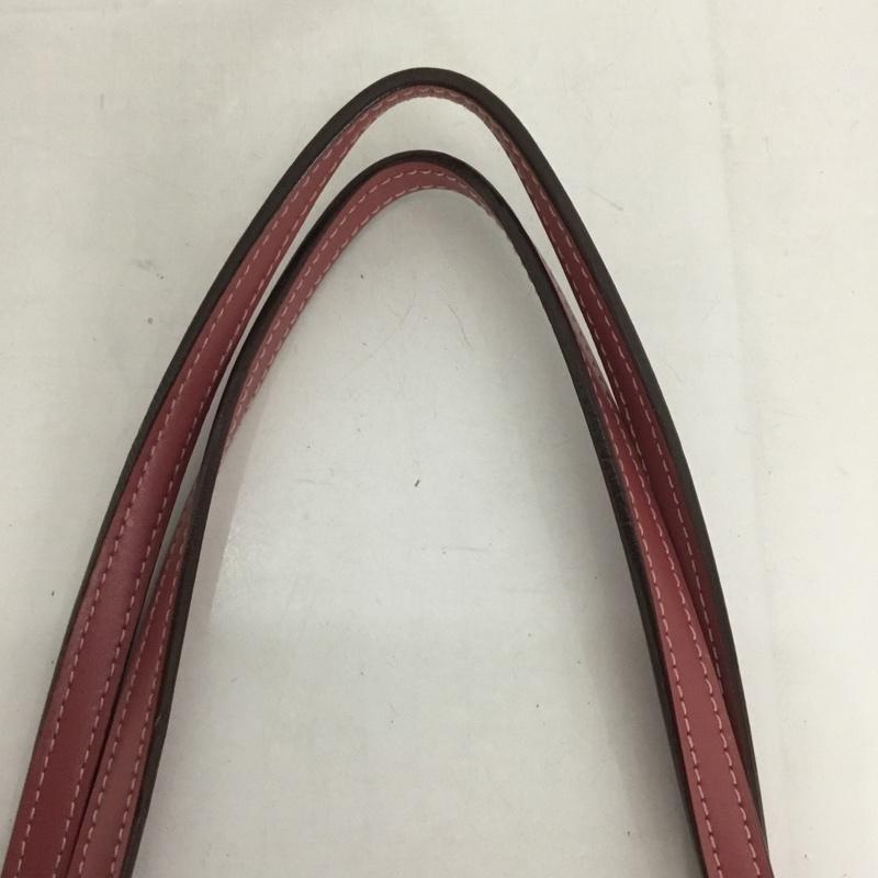 コーチ COACH トートバッグ トートバッグ F76631 リバーシブル チェック ロゴ、文字 桃 / ピンク / レディース USED 古着 中古 10126712
