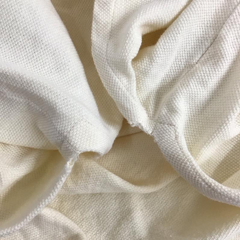 ポロバイラルフローレン Polo by RALPH LAUREN ポロシャツ 半袖 半袖ポロシャツ カラーシャツ 半袖カットソー 90S USA製 S ロゴ、文字 アイボリー / アイボリー / メンズ USED 古着 中古 10109832