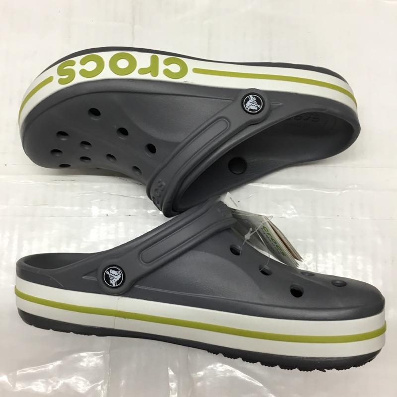 クロックス crocs サンダル サンダル 205089-0A3 Bayaband Clog 26cm サボ 26.0cm ロゴ、文字 灰 / グレー / メンズ USED 古着 中古 10110662