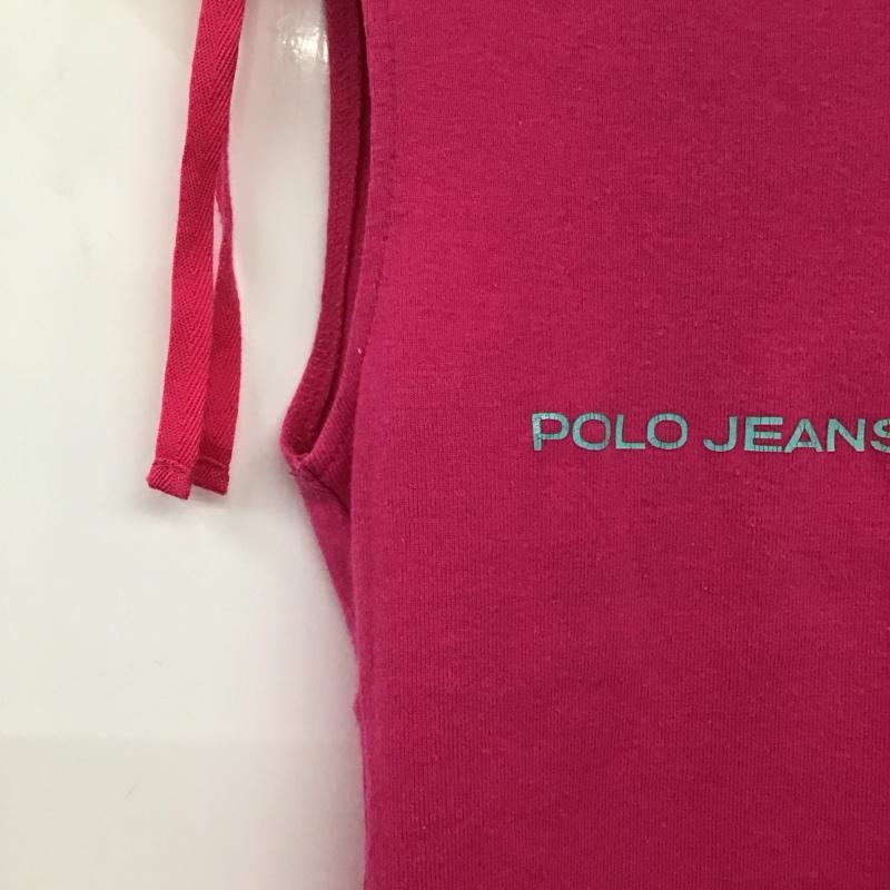 ポロジーンズ Polo Jeans Co. タンクトップ タンクトップ S プリント 桃 / ピンク / レディース USED 古着 中古 10136446