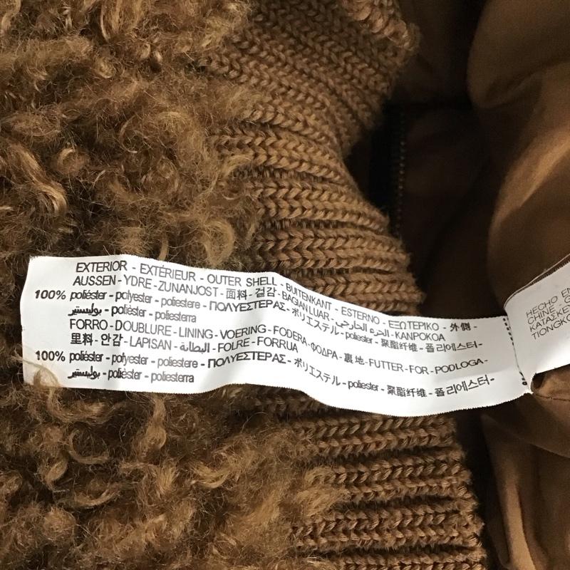 ザラティーアールエフ ZARA TRF ジャケット、上着 ジャケット、ブレザー ジップアップジャケット アウター ボアジャケット S 無地 茶 / ブラウン / レディース USED 古着 中古 10144289