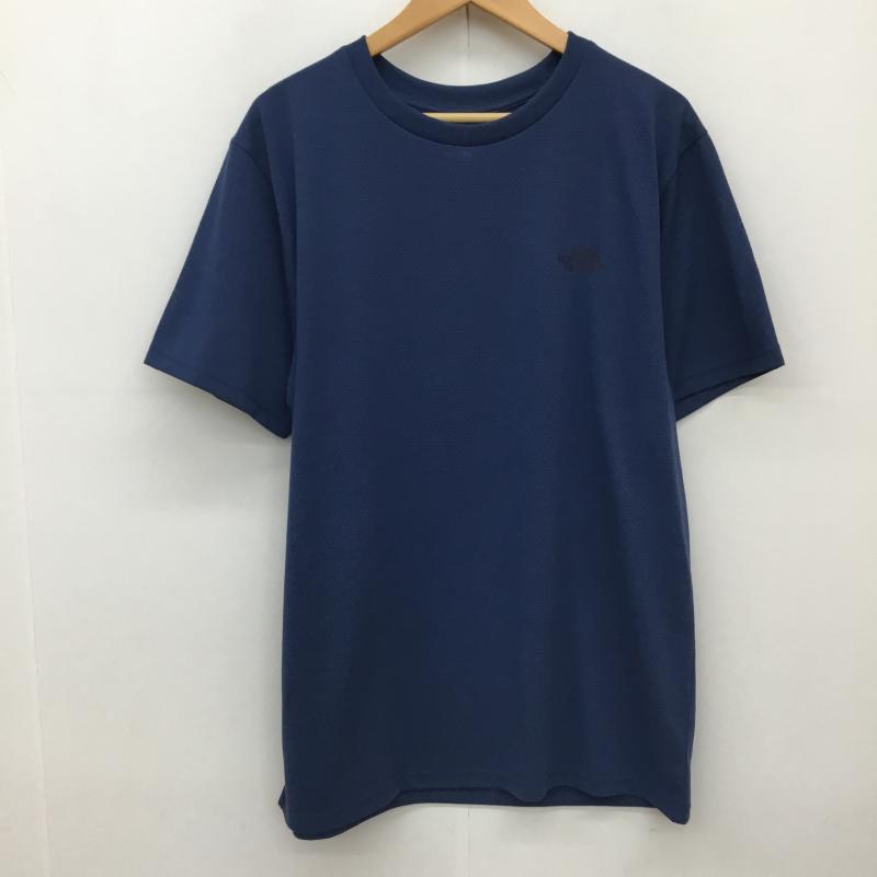 ザノースフェイス THE NORTH FACE Tシャツ 半袖 NT32471 Run Mesh Half Dome Tee XL ロゴ、文字 青 / ブルー / メンズ USED 古着 中古 10136800