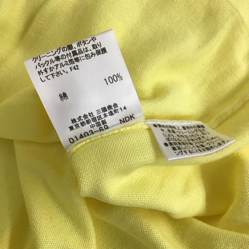 バーバリー BURBERRY カーディガン 長袖 1 無地 黄 / イエロー / レディース USED 古着 中古 10109123
