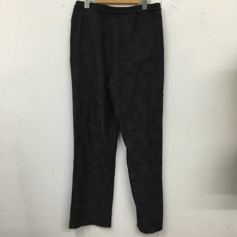 ザラ ZARA パンツ スラックス 6861/430/801 ワイドパンツ リラックスパンツ カジュアルパンツ M 総柄 チャコールグレー / チャコールグレー /  メンズ USED 古着 中古 10121960