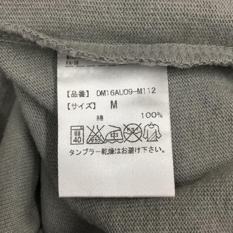 ドゥニーム Denime Tシャツ 長袖 M プリント 灰 / グレー / メンズ USED 古着 中古 10110679
