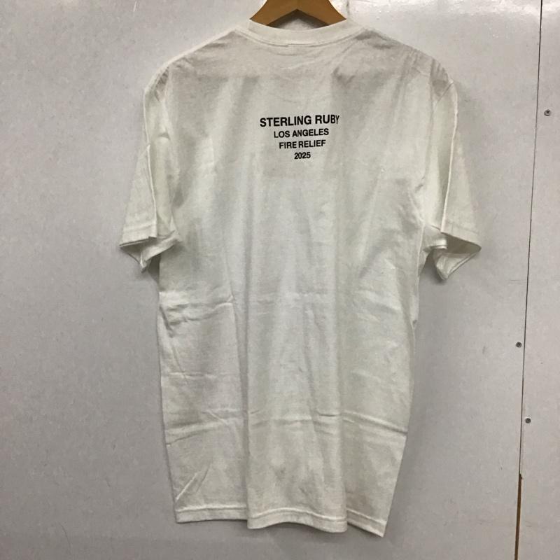 シュプリーム Supreme Tシャツ 半袖 25SS BoxLogoTee ボックスロゴTシャツ スターリングルビー プリントT M ロゴ、文字 白 / ホワイト / メンズ USED 古着 中古 10137155