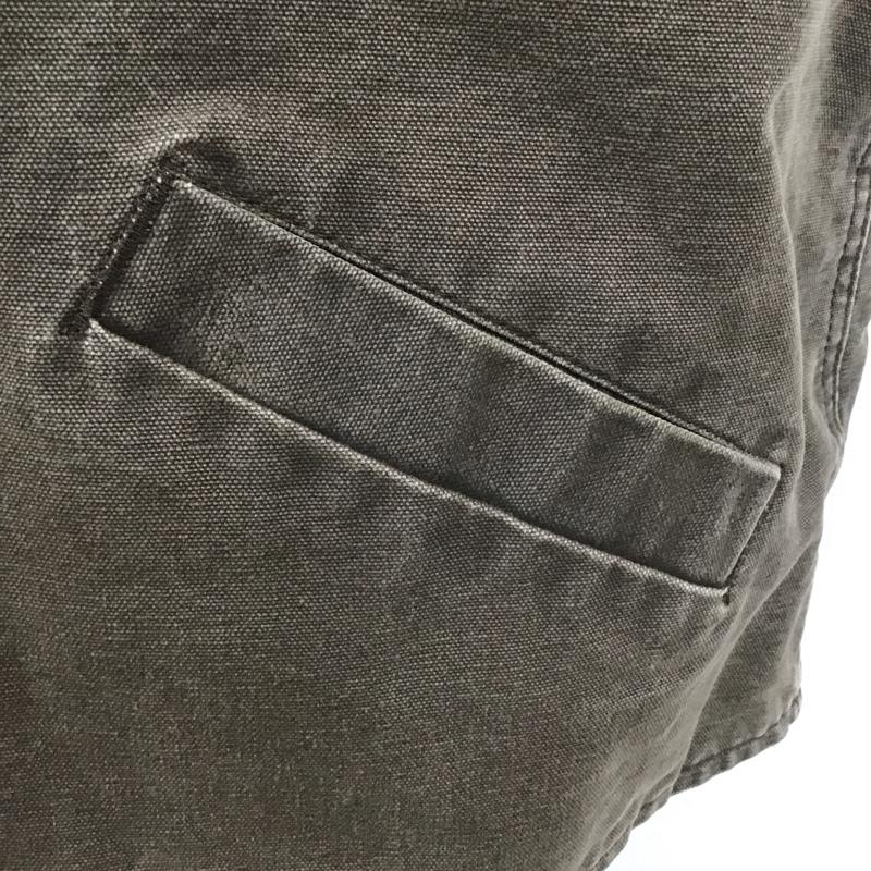 カーハート Carhartt ベスト ベスト ジップアップベスト ボア裏地 ノースリーブカットソー ロゴ、文字 茶 / ブラウン / メンズ USED 古着 中古 10112074