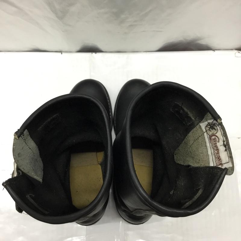 チペワ Chippewa ブーツ エンジニアブーツ 27863 ENGINEER BOO 11インチエンジニアブーツ 5E ロゴ、文字 黒 / ブラック / レディース USED 古着 中古 10120729