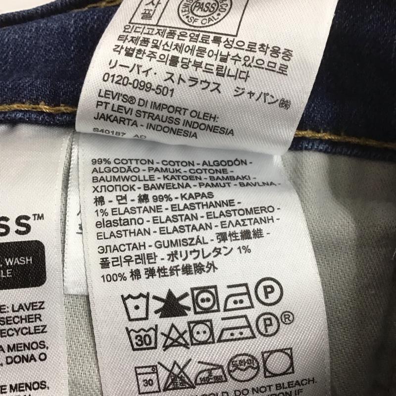 リーバイストラウスアンドコー Levi Strauss & co. パンツ デニム、ジーンズ デニムパンツ スリムパンツ カジュアルパンツ ストレッチパンツ 36 無地 インディゴ / インディゴ /  メンズ USED 古着 中古 10126827