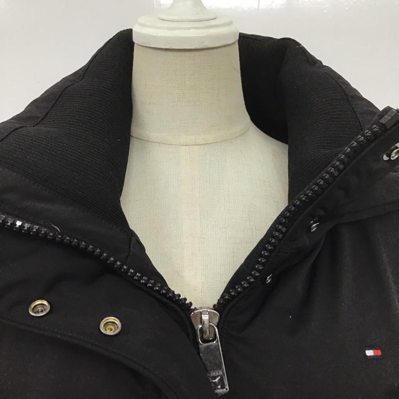 トミーヒルフィガー TOMMY HILFIGER ジャケット、上着 ジャケット、ブレザー 5100024073 パデッドパーカー 中綿ジャケット M ワンポイント 黒 / ブラック / レディース USED 古着 中古 10107522