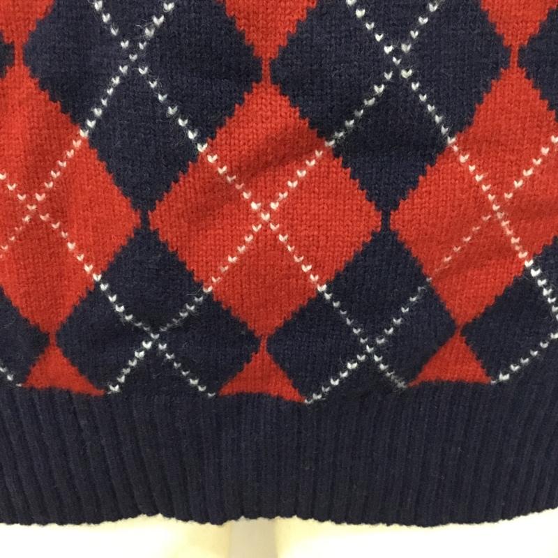 ブルックスブラザーズ BROOKS BROTHERS ニット、セーター 長袖 長袖ニットカットソー ニット セーター ジップネックニット M プリント マルチカラー / マルチカラー / メンズ USED 古着 中古 10113876