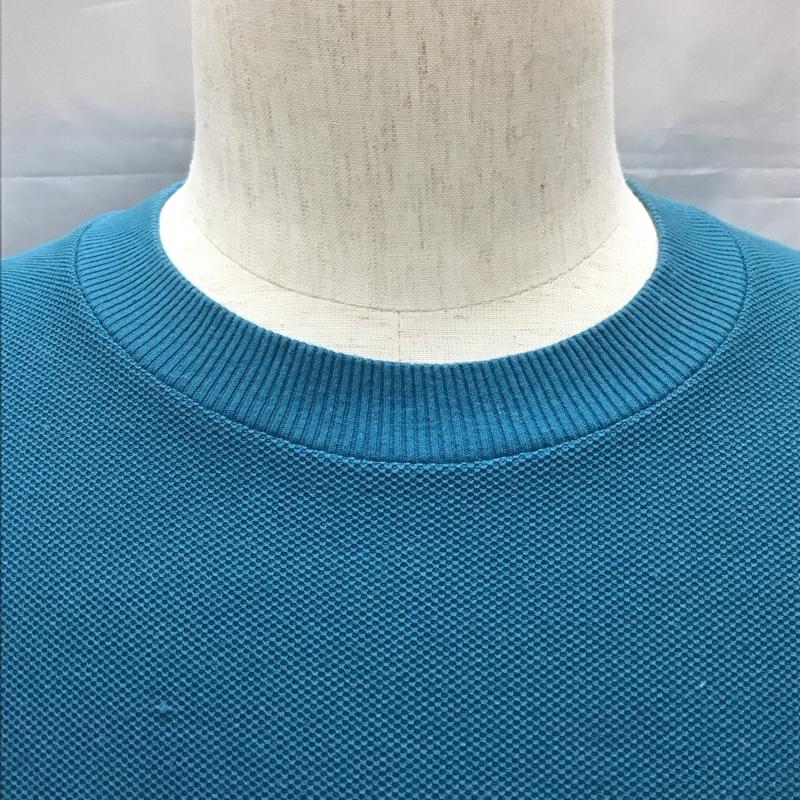 ザノースフェイス THE NORTH FACE Tシャツ 半袖 nt11955 CasualS/SCrew 半袖カットソー クルーネックカットソー XL ロゴ、文字 青 / ブルー /  メンズ USED 古着 中古 10111795